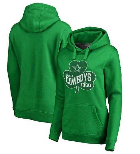Women Dallas Cowboys Pro Line by Fanatics Branded St. Patrick's Day Paddy's Pride Pullover Hoodie Kelly Green FengYun,We sell and wholesale Women Dallas Cowboys Pro Line by Fanatics Branded St. Patrick's Day Paddy's Pride Pullover Hoodie Kelly Green FengYun on line form chian!